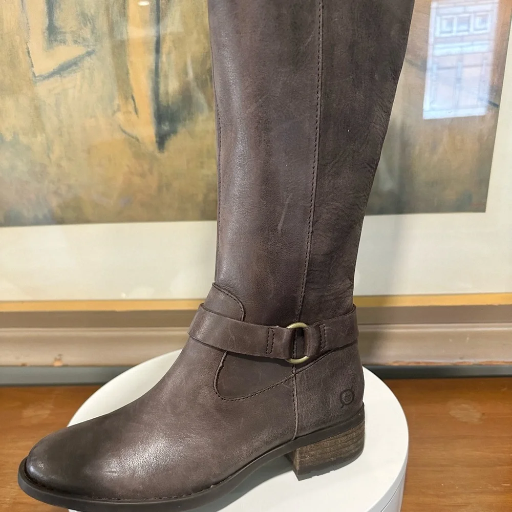 🌸BORN🌸 Saddler Tall Riding Boot Brown Size: 5.5